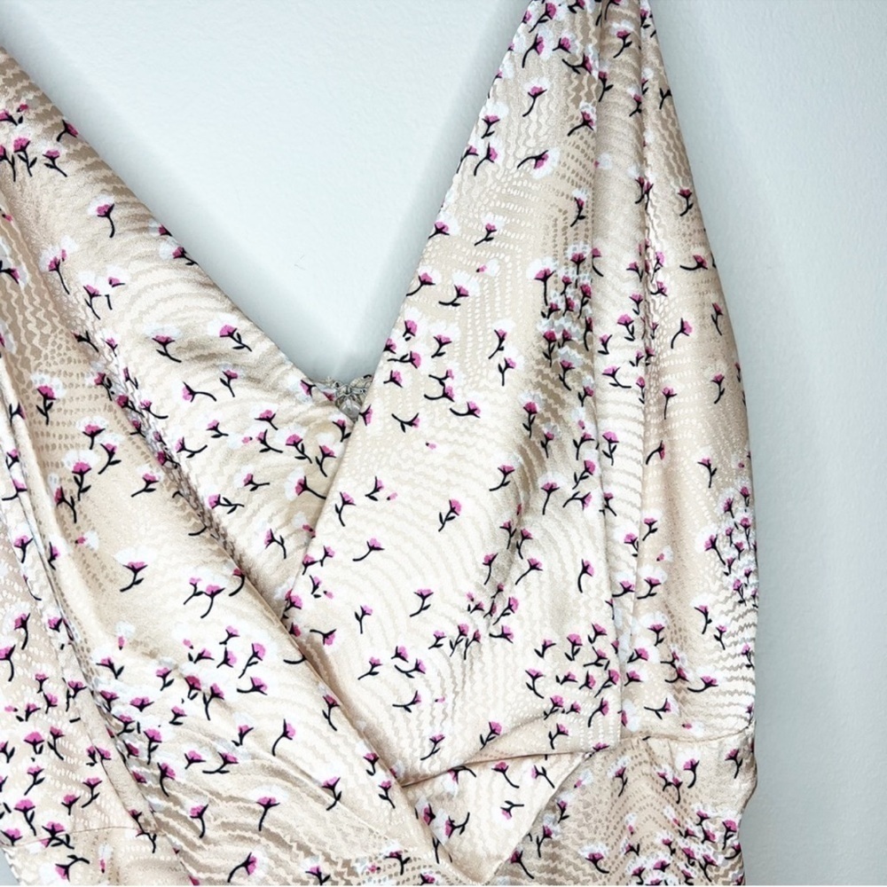 Acler Vales Ditsy Blossum Midi Dress size 6 romantic formal evening luxury - Picture 4 of 10